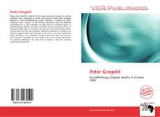 Couverture de Peter Gingold