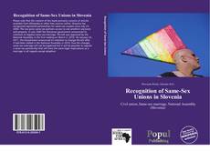 Portada del libro de Recognition of Same-Sex Unions in Slovenia