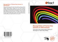 Buchcover von Recognition of Same-Sex Unions in Minnesota