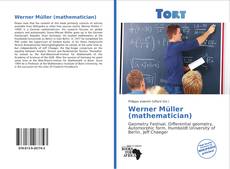 Copertina di Werner Müller (mathematician)