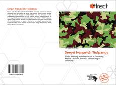 Portada del libro de Sergei Ivanovich Tiulpanov