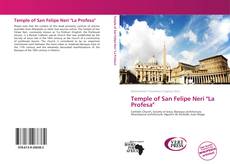 Buchcover von Temple of San Felipe Neri "La Profesa"