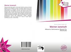 Portada del libro de Werner Janensch