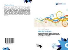 Buchcover von Vladimir Gorb