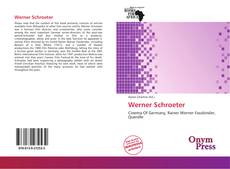 Portada del libro de Werner Schroeter