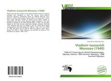 Portada del libro de Vladimir Ivanovich Morozov (1940)