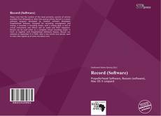 Buchcover von Record (Software)