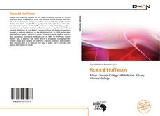 Bookcover of Ronald Hoffman