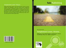 Bookcover of Templestowe Lower, Victoria