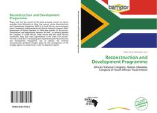 Portada del libro de Reconstruction and Development Programme