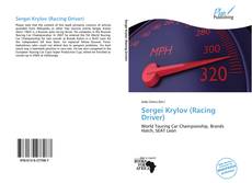 Capa do livro de Sergei Krylov (Racing Driver) 