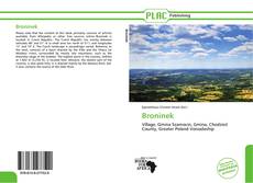 Portada del libro de Broninek