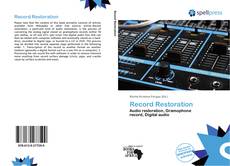 Bookcover of Record Restoration