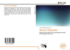 Werner Thierfelder kitap kapağı