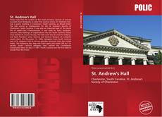 Bookcover of St. Andrew's Hall