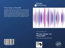 Couverture de Werner Zoege von Manteuffel