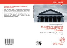 Bookcover of St. Andrew's Society of Charleston, South Carolina