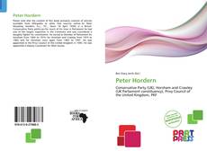 Capa do livro de Peter Hordern 