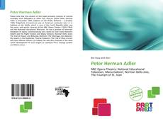 Copertina di Peter Herman Adler