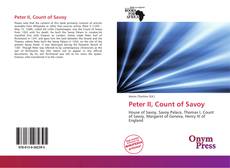 Portada del libro de Peter II, Count of Savoy