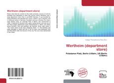 Capa do livro de Wertheim (department store) 