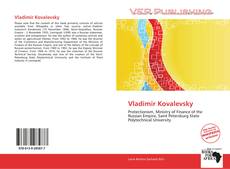 Capa do livro de Vladimir Kovalevsky 