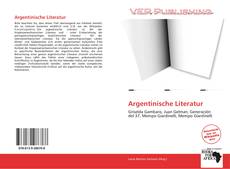 Capa do livro de Argentinische Literatur 