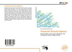 Bookcover of Temporal Security Agency