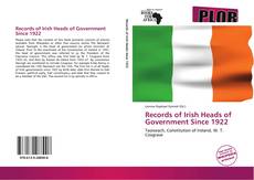 Records of Irish Heads of Government Since 1922 kitap kapağı