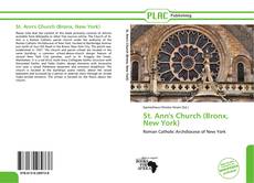 Capa do livro de St. Ann's Church (Bronx, New York) 