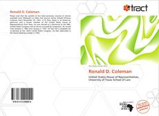 Bookcover of Ronald D. Coleman