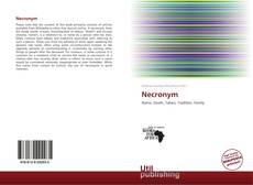 Bookcover of Necronym