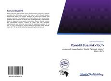 Ronald Bussink kitap kapağı