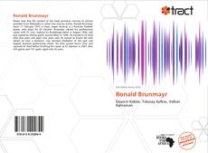 Portada del libro de Ronald Brunmayr