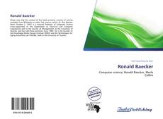 Ronald Baecker kitap kapağı