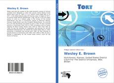 Capa do livro de Wesley E. Brown 