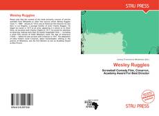 Bookcover of Wesley Ruggles