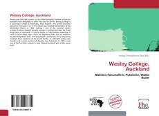 Capa do livro de Wesley College, Auckland 