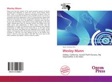 Bookcover of Wesley Mann
