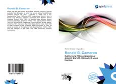 Bookcover of Ronald B. Cameron