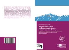 Portada del libro de Argentinischer Nationalkongress