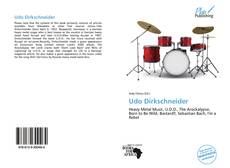 Bookcover of Udo Dirkschneider