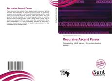 Portada del libro de Recursive Ascent Parser