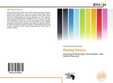 Portada del libro de Wesley Posvar