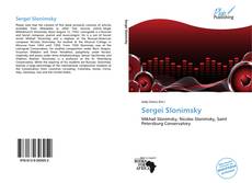 Bookcover of Sergei Slonimsky