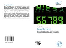 Bookcover of Sergei Sobolev