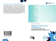 Bookcover of Wesleyan University (Philippines)