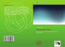 Bookcover of Roncevaux Pass