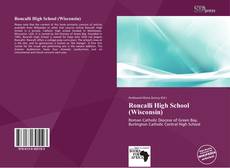 Portada del libro de Roncalli High School (Wisconsin)