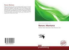 Capa do livro de Ronan, Montana 